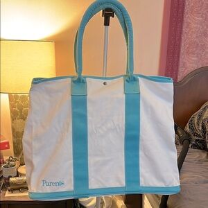 SALE! DEAL!! New w/out tags LARGE Canvas Baby Bag Tote Bag